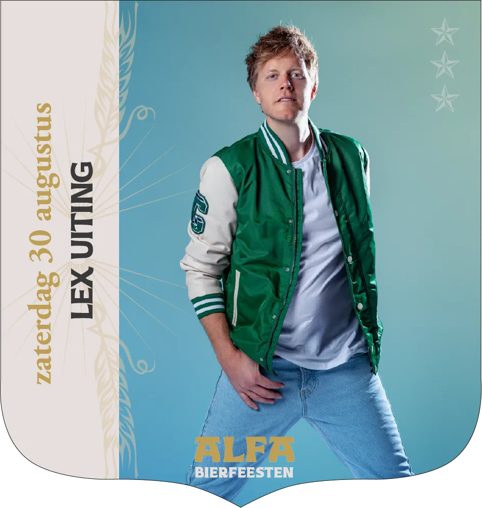 Lex Uiting programma Alfa Bierfeesten festivaloptreden