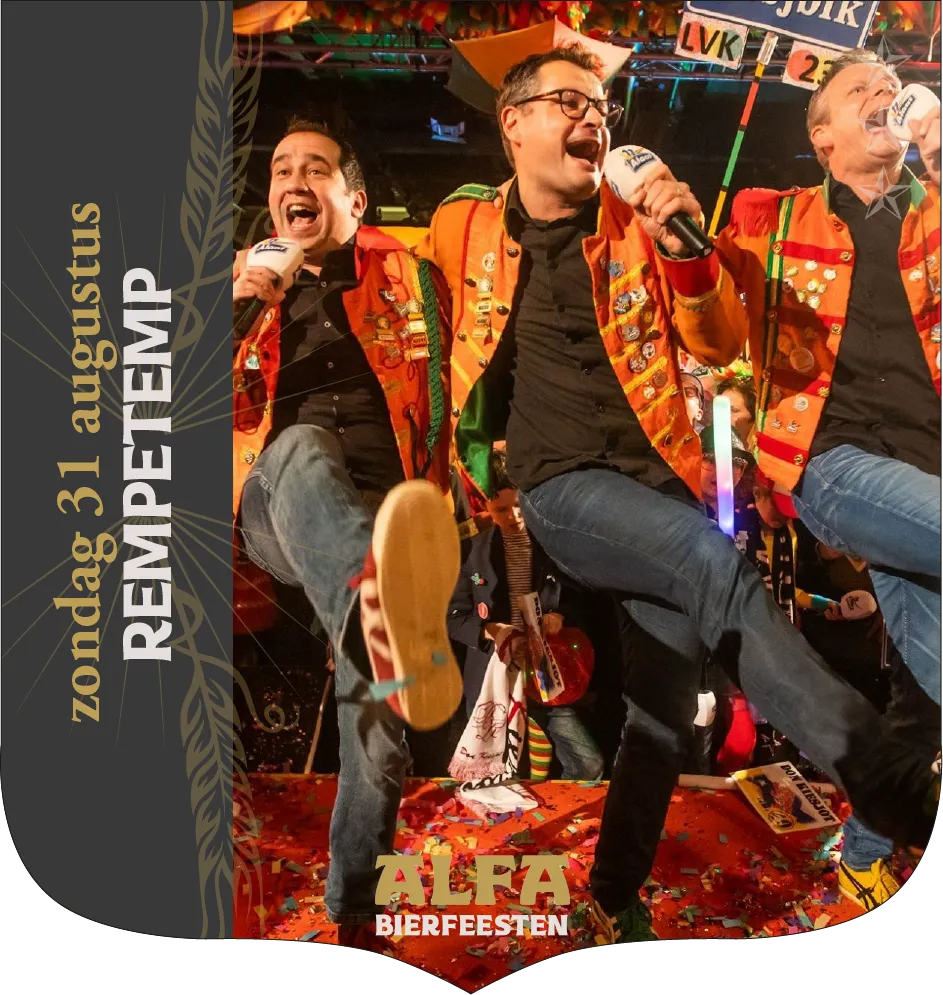 Rempetemp optreden bij Alfa Bier 2025 LVK winnaars